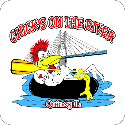 Chicks on the River, Quincy IL Logo